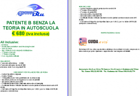 PATENTE B SENZA TEORIA - AUTOSCUOLABLU 